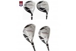 AGXGOLF LADIES MAGNUM XS WOODS (3 & 5)  AND 3 & 4 HYBRID IRONS SET: with LADY FLEX GRAPHITE SHAFTS and HEAD COVERS
